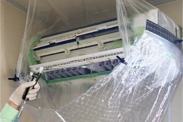 川崎市高津区のエアコンクリーニング アフター写真