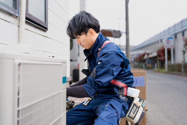 室外機のチェック